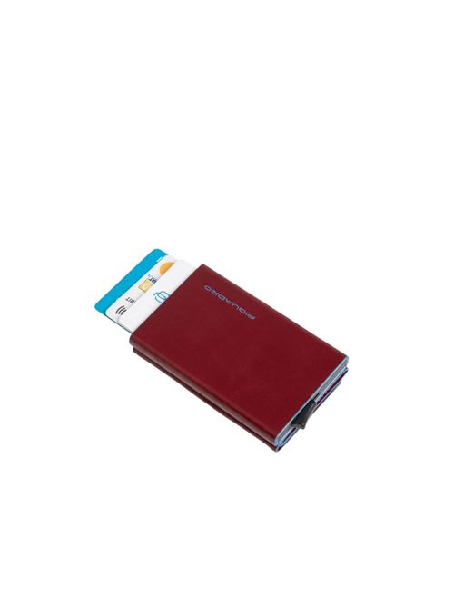 Blue Squareb kompaktes Portemonnaie mit Münzfach und Schiebesystem PIQUADRO | PP5585B2BLRIR