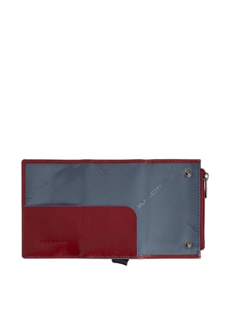 Blue Squareb kompaktes Portemonnaie mit Münzfach und Schiebesystem PIQUADRO | PP5585B2BLRIR