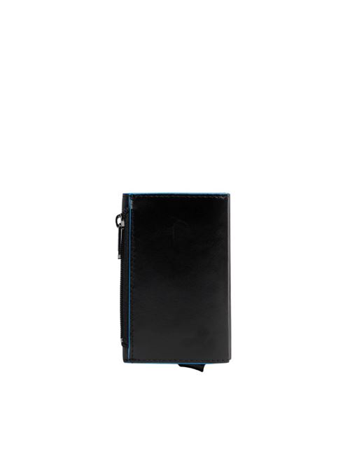 Blue Squareb kompaktes Portemonnaie mit Münzfach und Schiebesystem PIQUADRO | PP5585B2BLRN