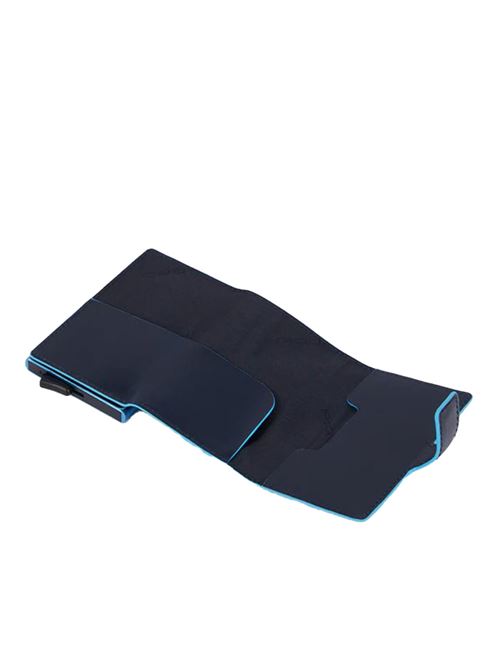 Blue Square Metal Card Holder PIQUADRO | PP5649B2BLRRBLU2