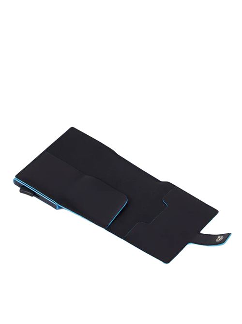Blue Square Metal Card Holder PIQUADRO | PP5649B2BLRRN