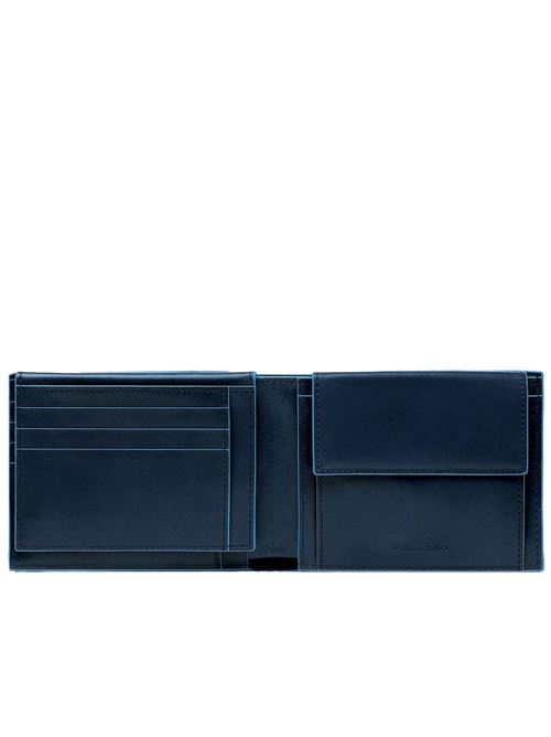 Blue Square portafoglio con porta documenti PIQUADRO | PU1392B2RZBLU2
