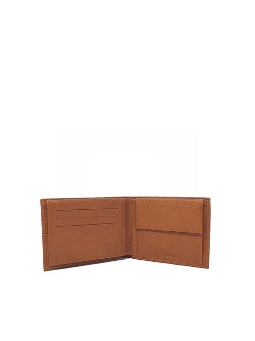 Mens leather wallet PIQUADRO | OUTPU1392MOCU2-MOGANO