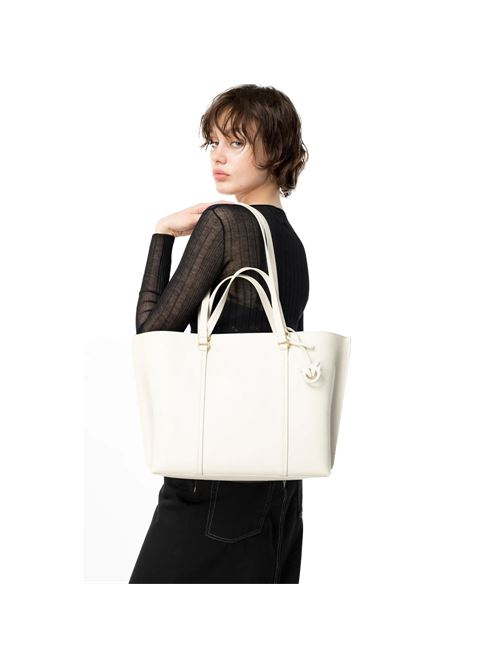 Carrie shopper borsa a spalla in pelle grande PINKO | 102832A1LF.Z14Q