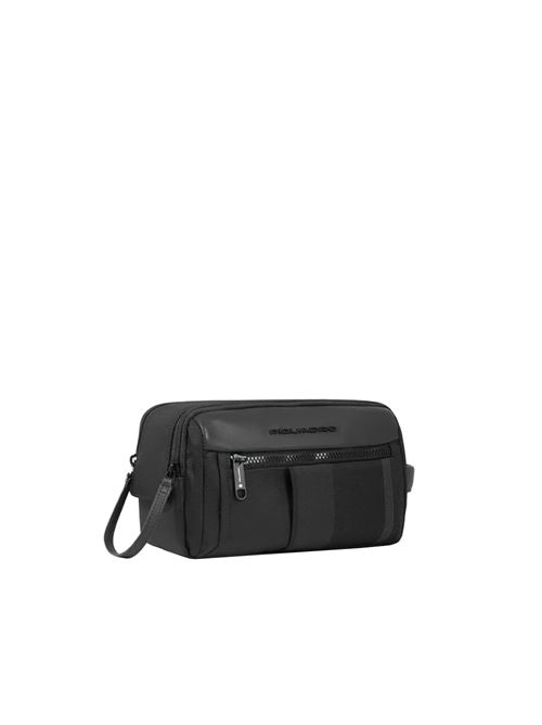 Mens beauty case in recycled fabric PIQUADRO | BY5994S131.N
