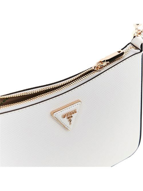 Eco Jazlynn Top Zip Shoulder Bag borsa a spalla GUESS | HWEZG952317WHI