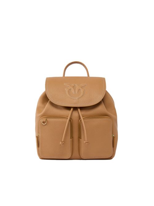 Multipocket-Rucksack aus Leder bottalata PINKO | 104351A1LFC83Q