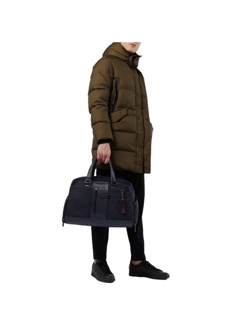 Travel bag in recycled fabric PIQUADRO | BV4447BR2YBLU