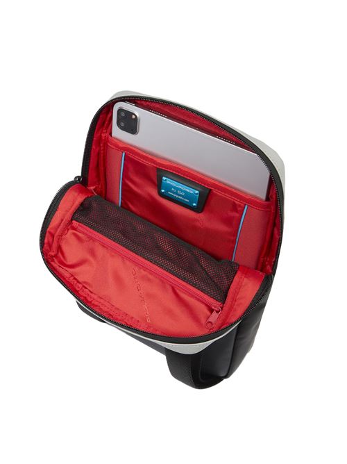 Borsello porta iPad in pelle PIQUADRO | CA1816UB00YGRN