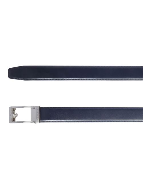 Verstellbarer Herren Ledergürtel ohne Löcher PIQUADRO | CU6712C110!BLU