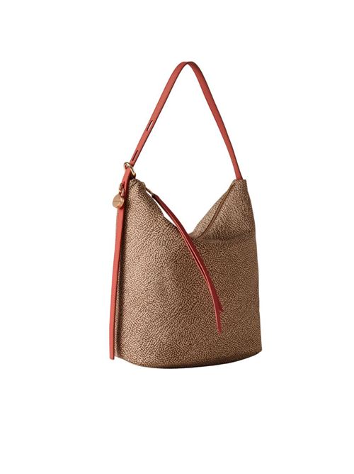 Prive Secchiello borsa a spalla media BORBONESE | 91010227AH1035