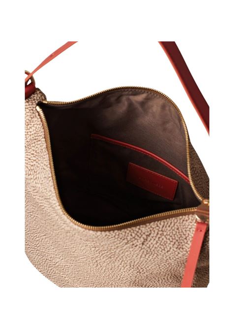 Prive Secchiello borsa a spalla media BORBONESE | 91010227AH1035
