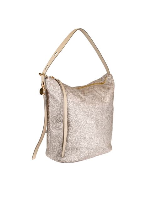 Prive Secchiello borsa a spalla media BORBONESE | 91010227AH1C75