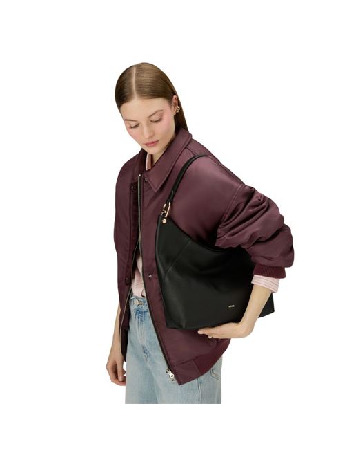 Lara borsa a spalla media FURLA | WB01900PNERO