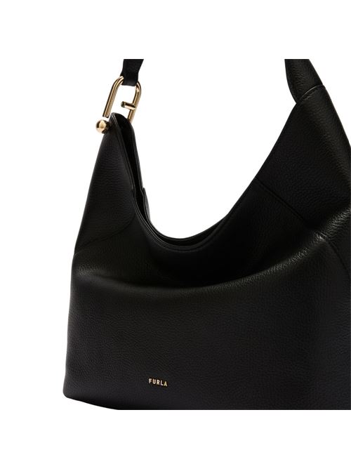 Lara borsa a spalla media FURLA | WB01900PNERO