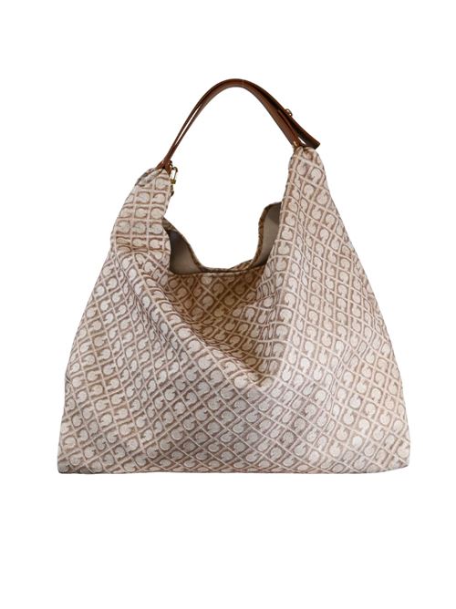 Amazon in denim leather shoulder bag GHERARDINI | GHB0177PECARAMEL