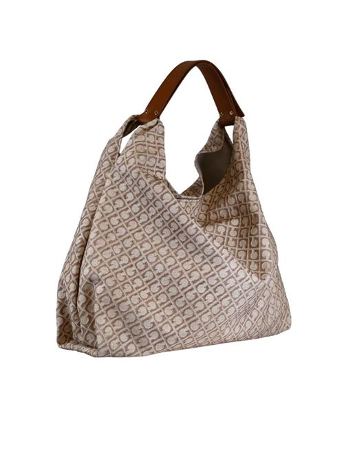 Amazon in denim leather shoulder bag GHERARDINI | GHB0177PECARAMEL