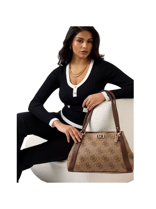 Karnilla Schultertasche mit Logo GUESS | HWOS9901220ELGW