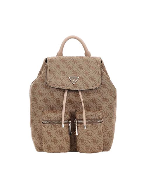 Manhattan mini backpack 4g Logo GUESS | HWSG7118310EBLA