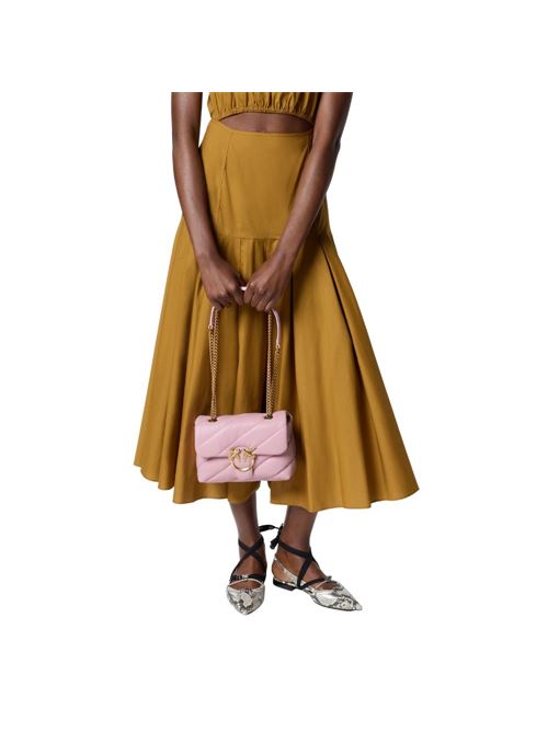 Love puff maxy quilt borsa a tracolla mini PINKO | 100039A0F2EP26Q