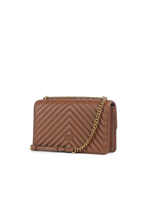 Love One Classic DC Chevron Umhängetasche PINKO | 100941A0GKEL17Q