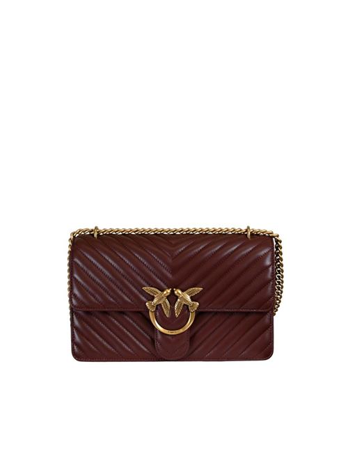 Love One Classic DC Chevron Shoulder Bag PINKO | 100941A0GKER49Q