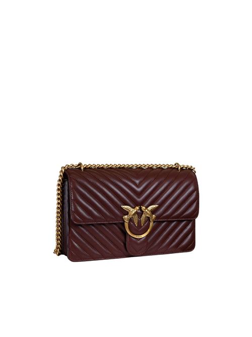 Love One Classic DC Chevron Umhängetasche PINKO | 100941A0GKER49Q