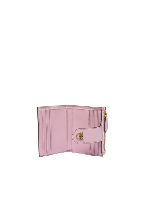 Chevron nappa zip-around wallet PINKO | 103610A0F1EP26Q