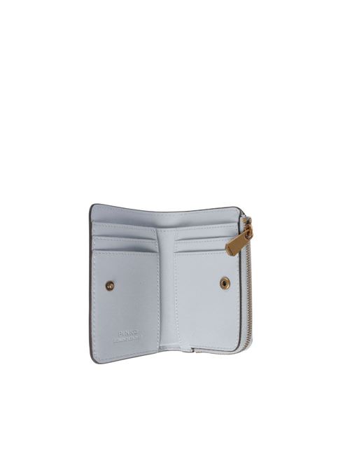 Portafoglio mini in pelle con Love Birds PINKO | 106206A0F1EE37Q