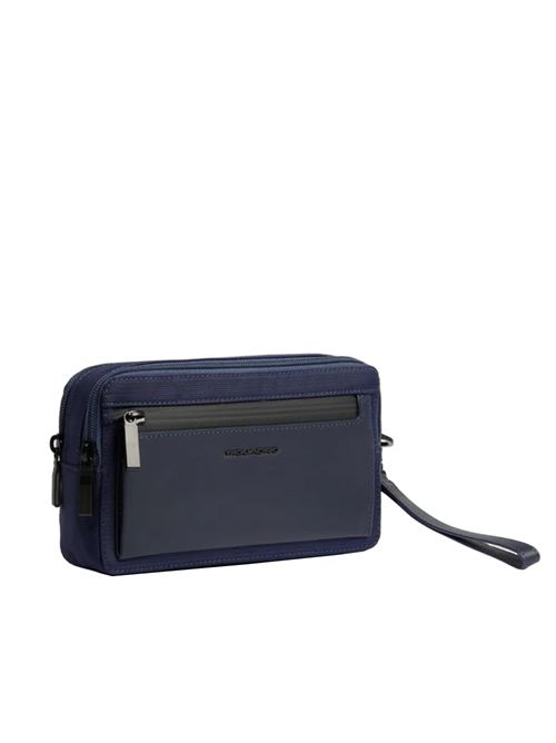 Pochette uomo a due scomparti PIQUADRO | AC4221S138SBLU