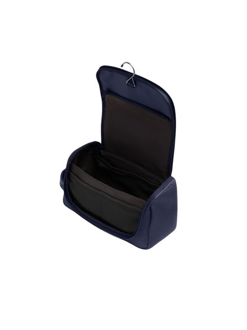 Beauty case in tessuto riciclato PIQUADRO | BY7052S143EBLU