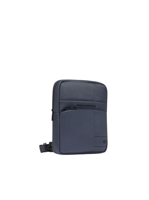 Borsello porta IPad in tessuto gommato PIQUADRO | CA1816W129WEBLU