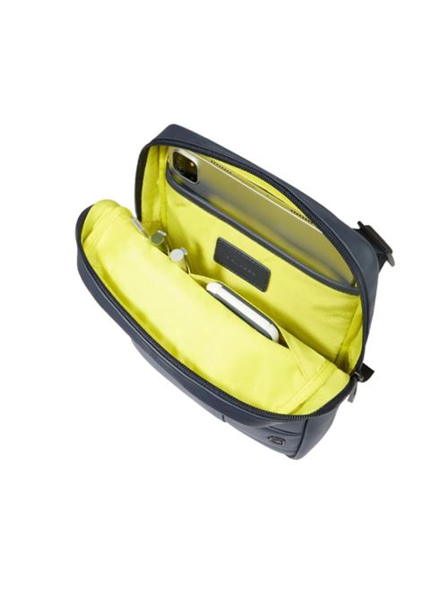 Borsello porta IPad in tessuto gommato PIQUADRO | CA1816W129WEBLU