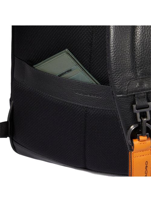Zaino uomo sottile porta pc 14 PIQUADRO | CA6311MOSSN