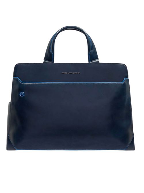 Blue Square 15.6 Laptop Briefcase PIQUADRO | CA6590B2SBLU2