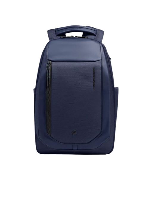 Zaino da viaggio porta pc 14 in tessuto riciclato PIQUADRO | CA6927S143BMEBLU