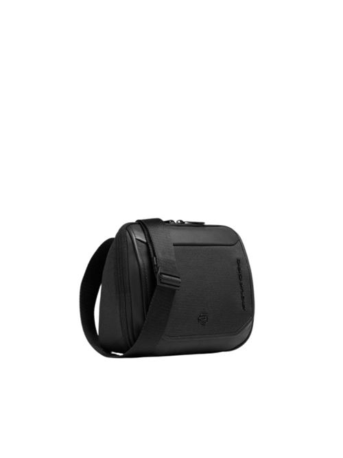 Borsello orizzontale in pelle e tessuto PIQUADRO | CA6932S143EN