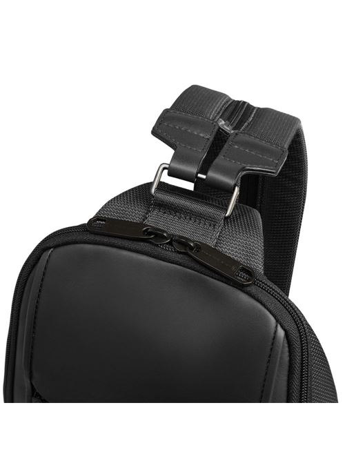 Zaino monospalla uomo in tessuto riciclato PIQUADRO | CA6934S143EN