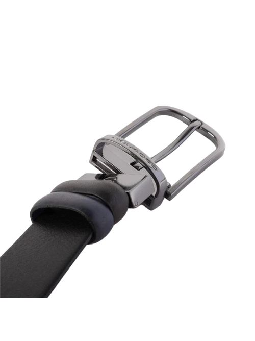 Umkehrbarer Herrengürtel mit Dornschließe PIQUADRO | CU4877B3ENBLU2