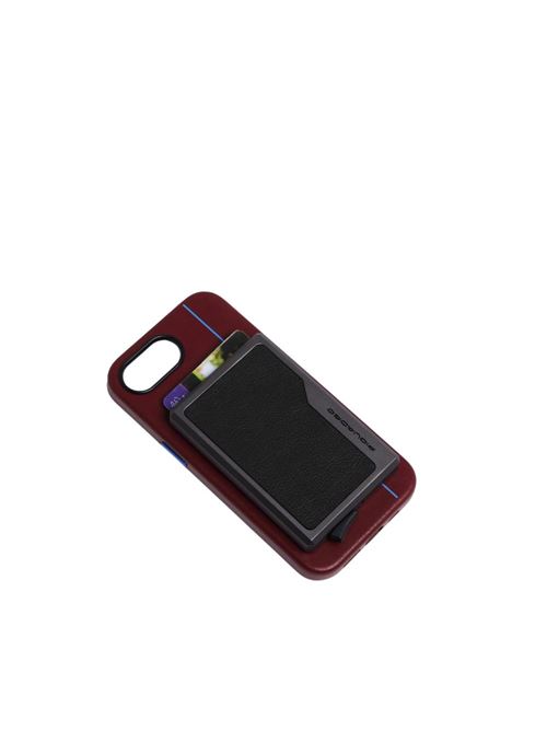 MagSafe Aluminum and Leather Credit Card Holder PIQUADRO | PP7072B3REN