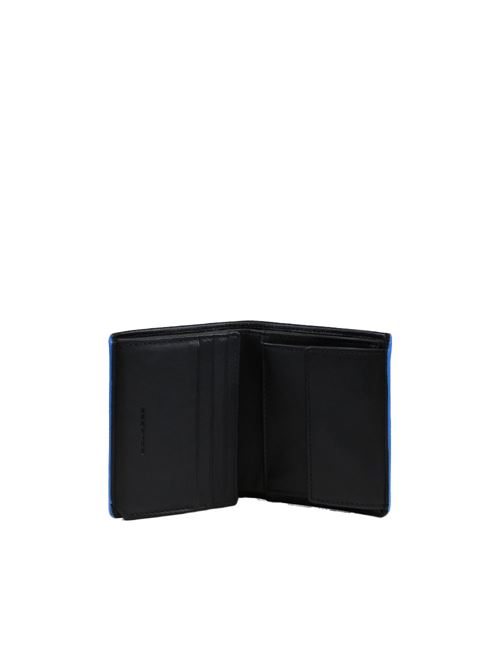 Blue Square portafoglio verticale uomo PIQUADRO | PU5964S138RN