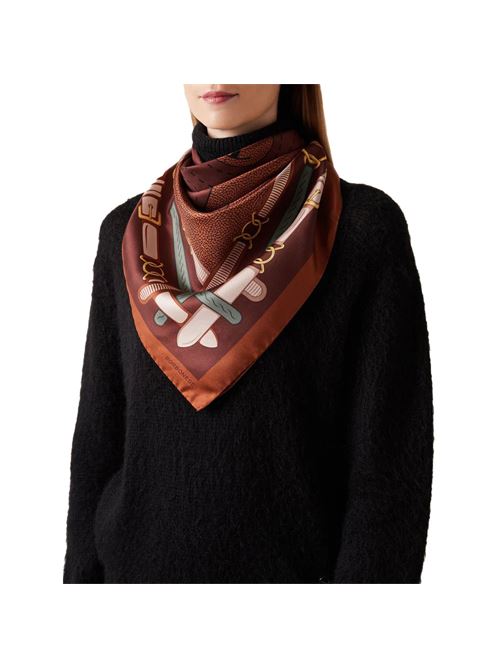Scarf 90x90 BORBONESE | 6DA067TJ8.J66