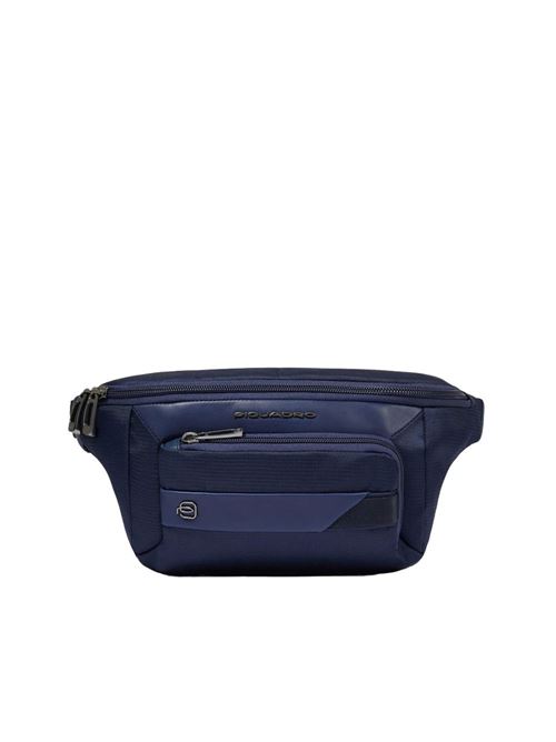 Crossover mens carrier in recycled fabric PIQUADRO | CA2174W132.BLU