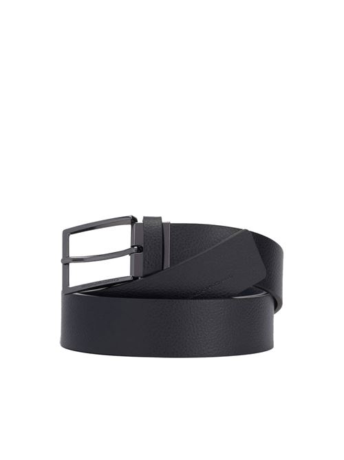 Umkehrbarer Herrengürtel mit Dornschließe PIQUADRO | CU5928MOSNBLU