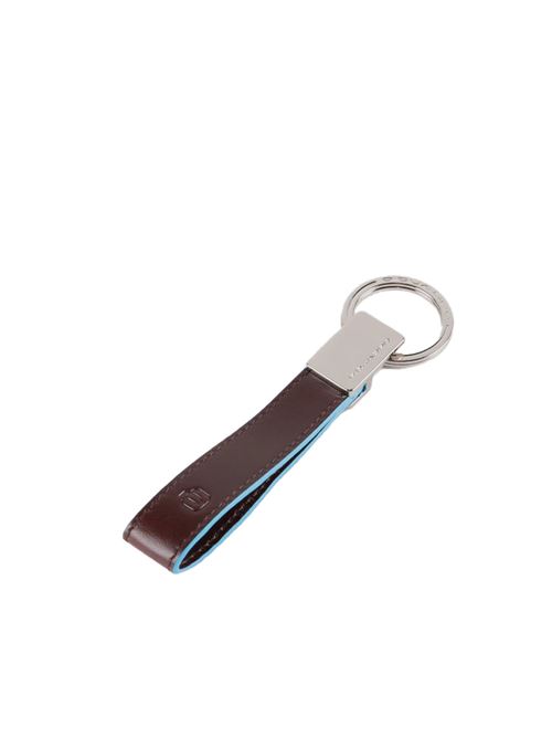 Blue Square leather keyring PIQUADRO | PC4855B2.MO